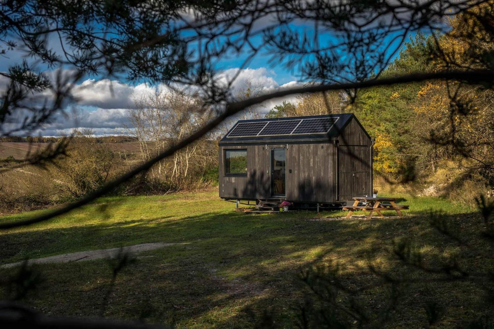 L'Envolee Ecolodge, Tiny House Au Coeur Des Vignes Loches-sur-Ource Exterior photo